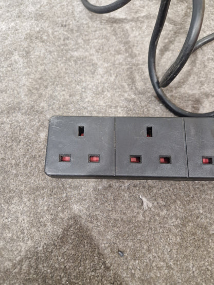 Masterplug 4 Gang Extension Lead 20FT - Heavy Duty Cable - Excellent