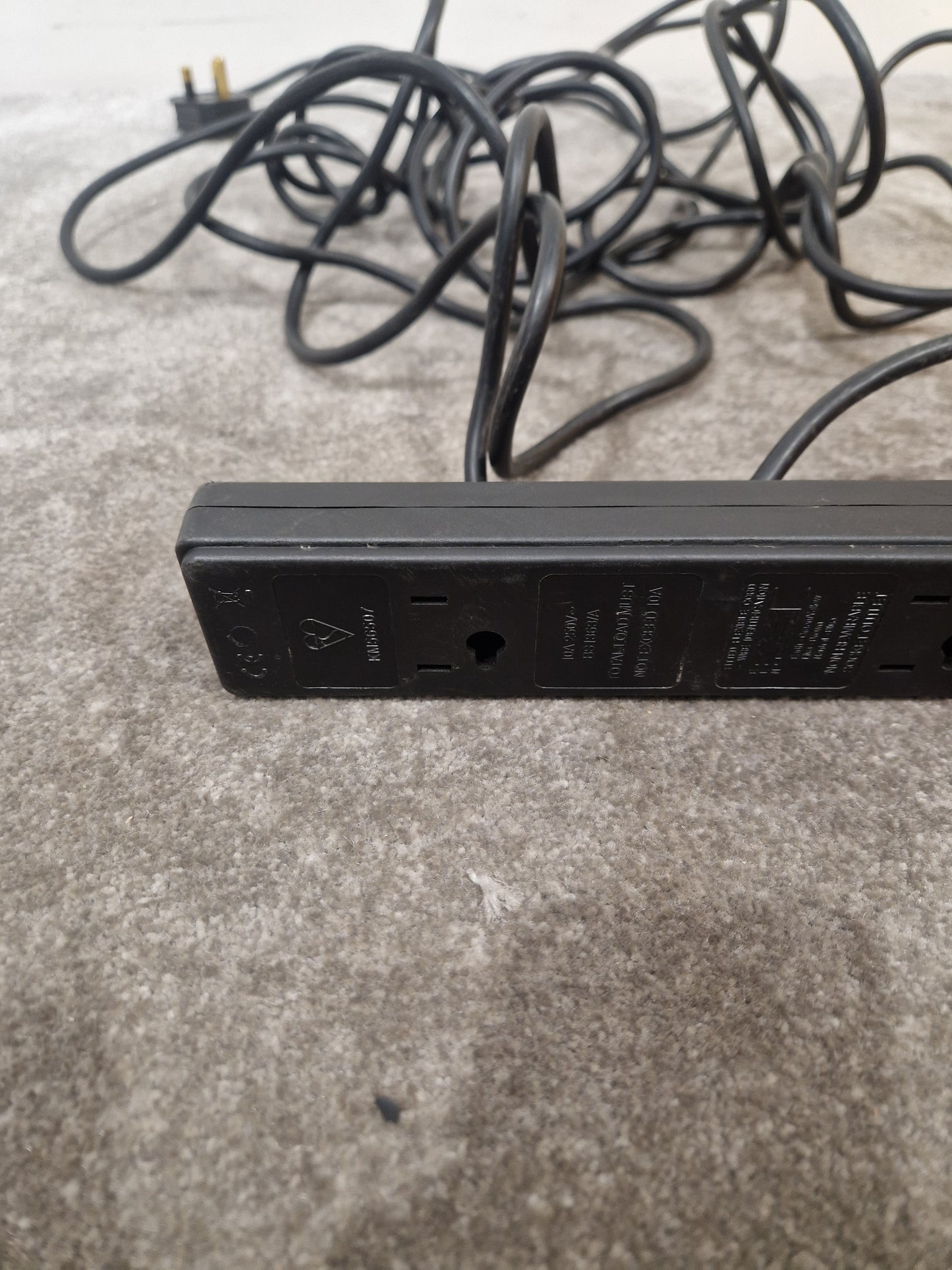 Masterplug 4 Gang Extension Lead 20FT - Heavy Duty Cable - Excellent