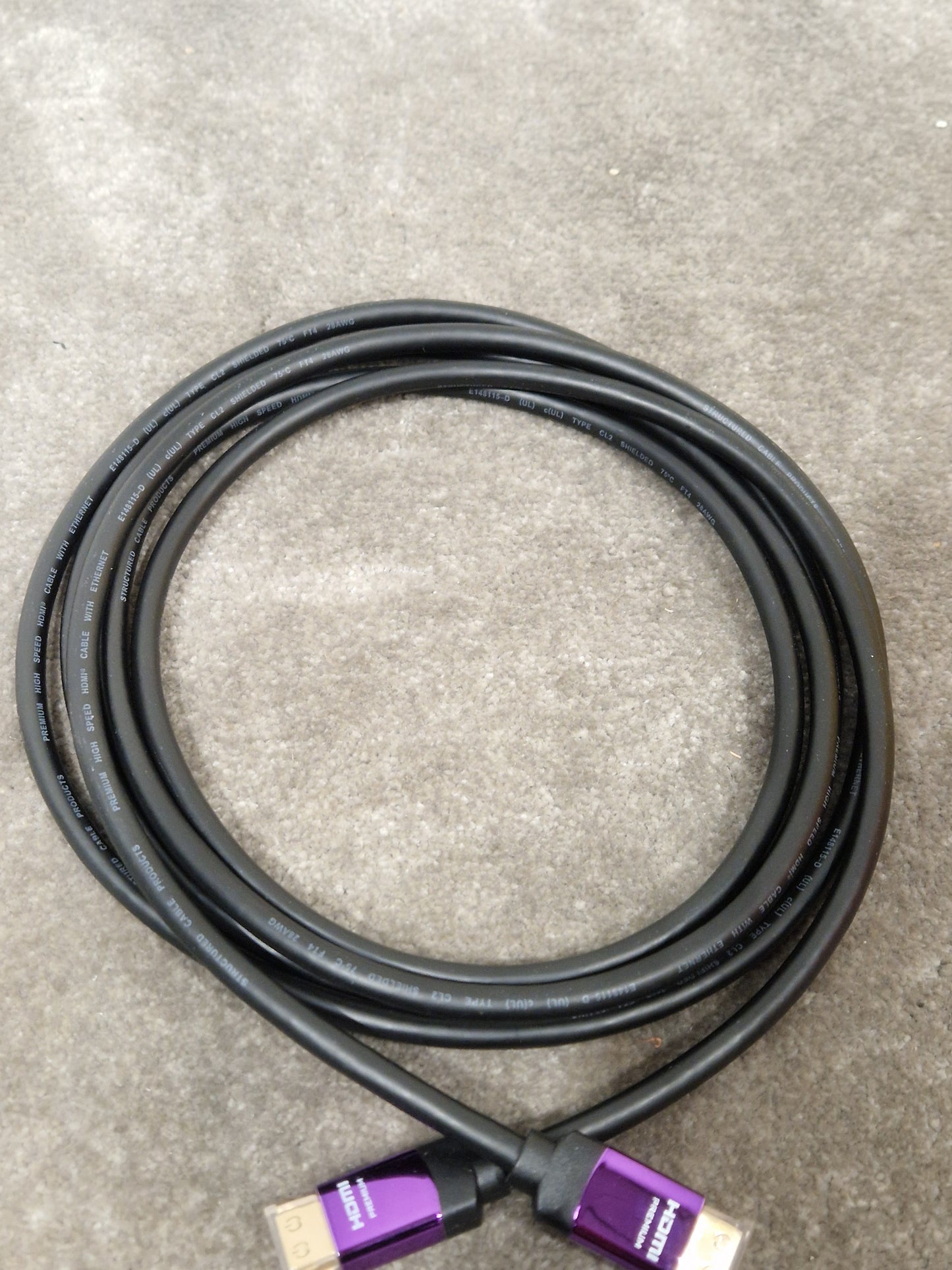 Ultra Violet HDMI Cable 10FT - High-Speed 4K Support - Excellent w/ Original packaging