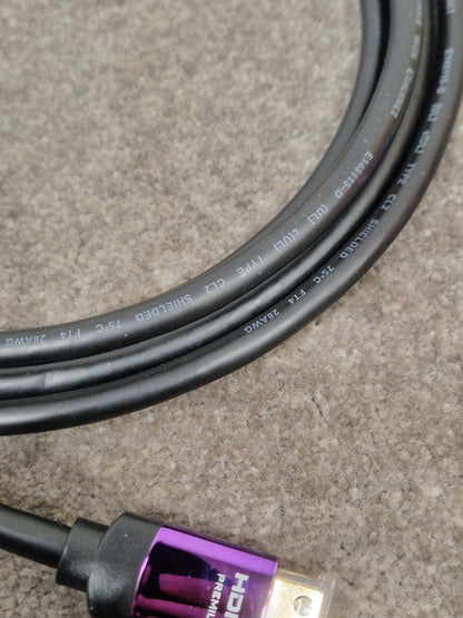 Ultra Violet HDMI Cable 10FT - High-Speed 4K Support - Excellent w/ Original packaging