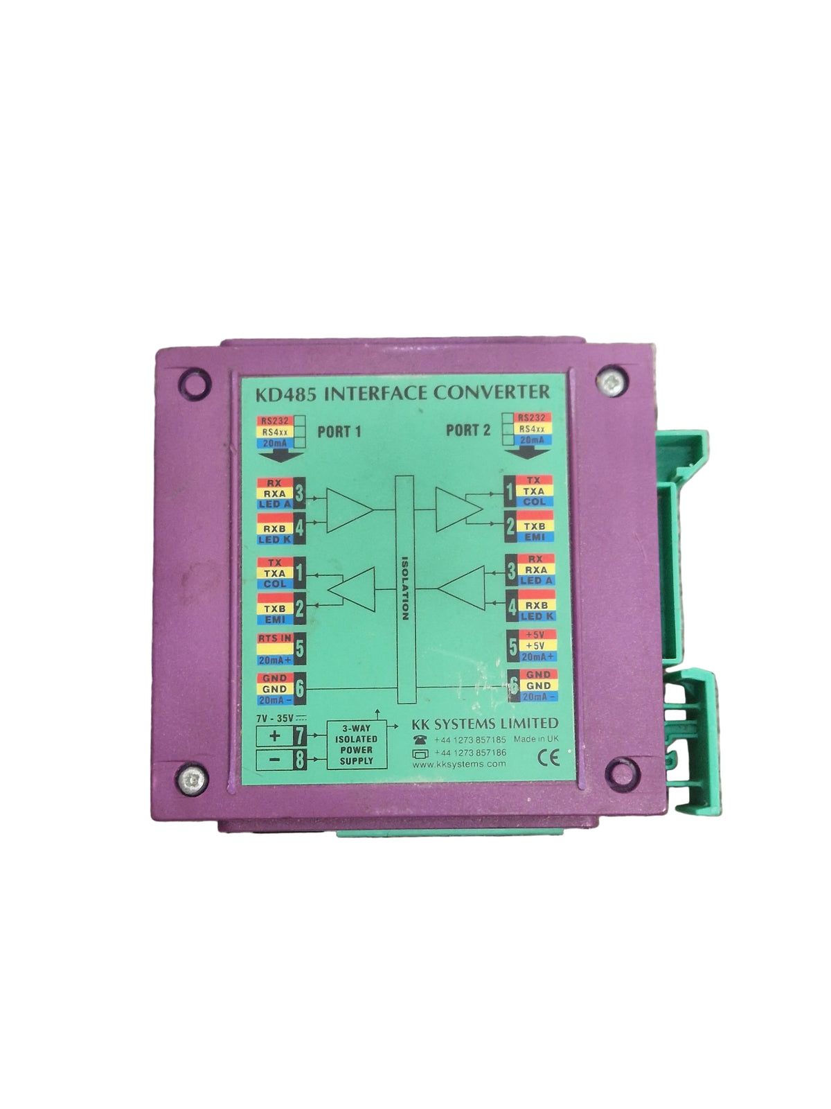 KK Systems KD485 Interface Coverter Modbus Universal - Protocol Converter - Excellent