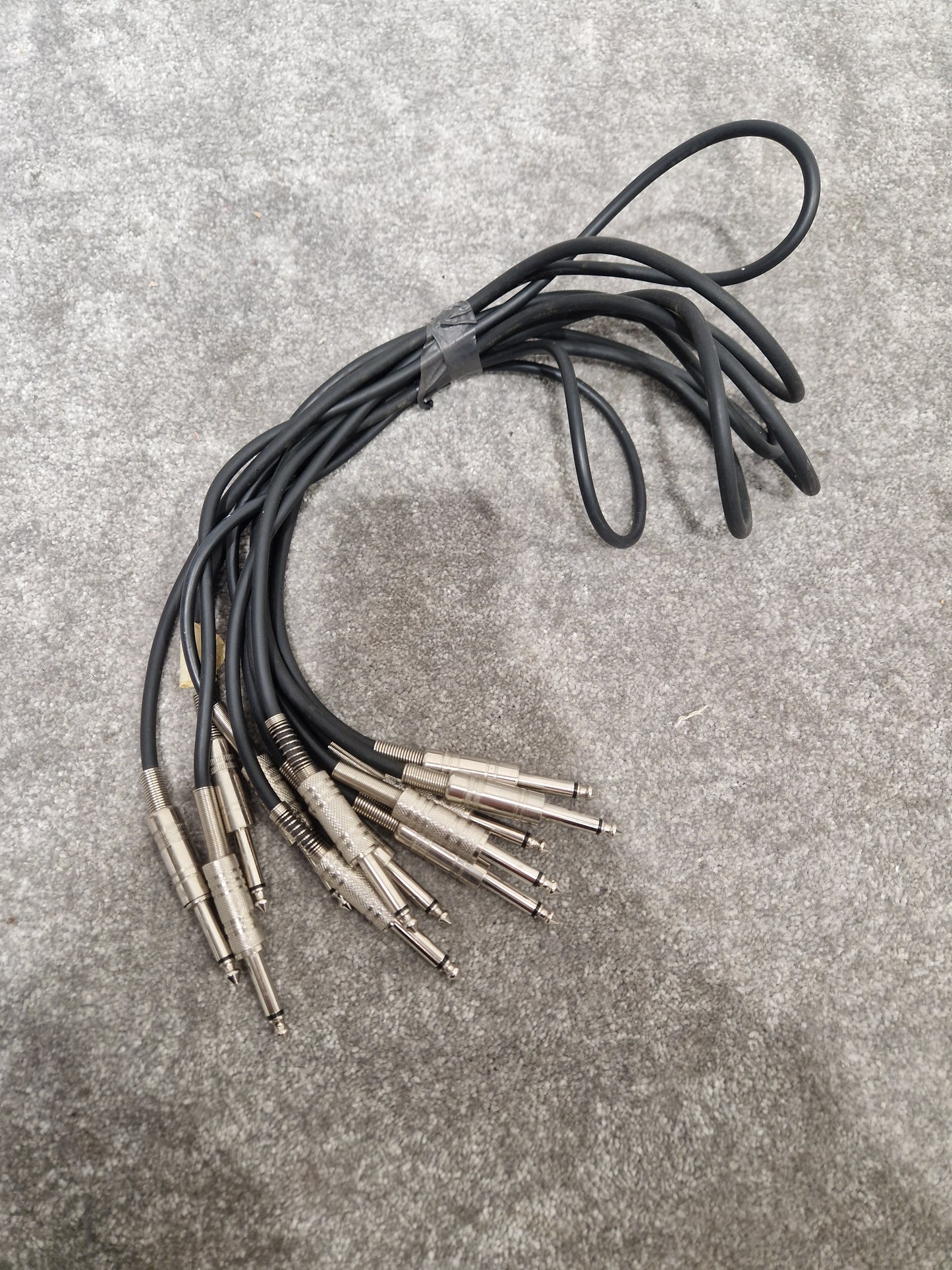 6 Unbranded 3FT Guitar/Speaker Leads - Durable Audio Connection - Excellent