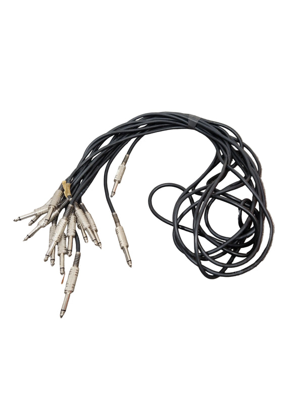 7 Unbranded 5FT Guitar/Speaker Cables - Durable Performance - Excellent