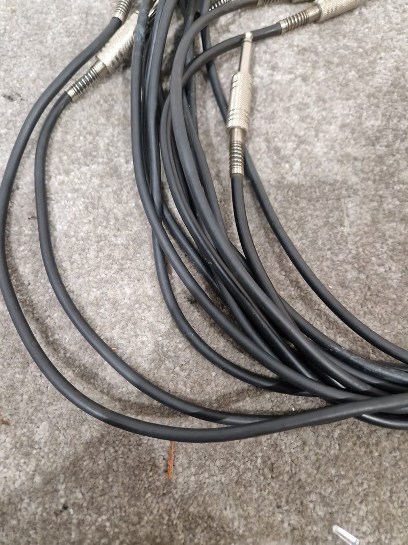 7 Unbranded 5FT Guitar/Speaker Cables - Durable Performance - Excellent - Image 6