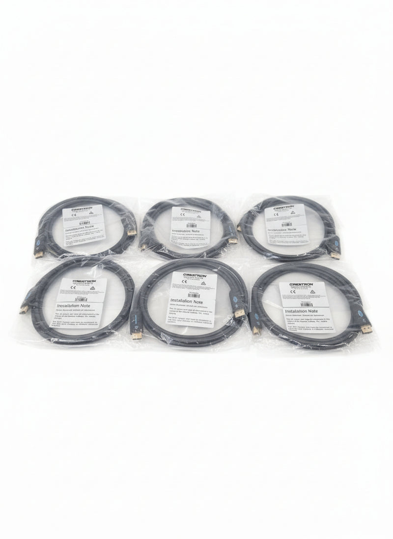 6 Crestron HDMI Cables - High-Speed Connectivity - Excellent - Image 1