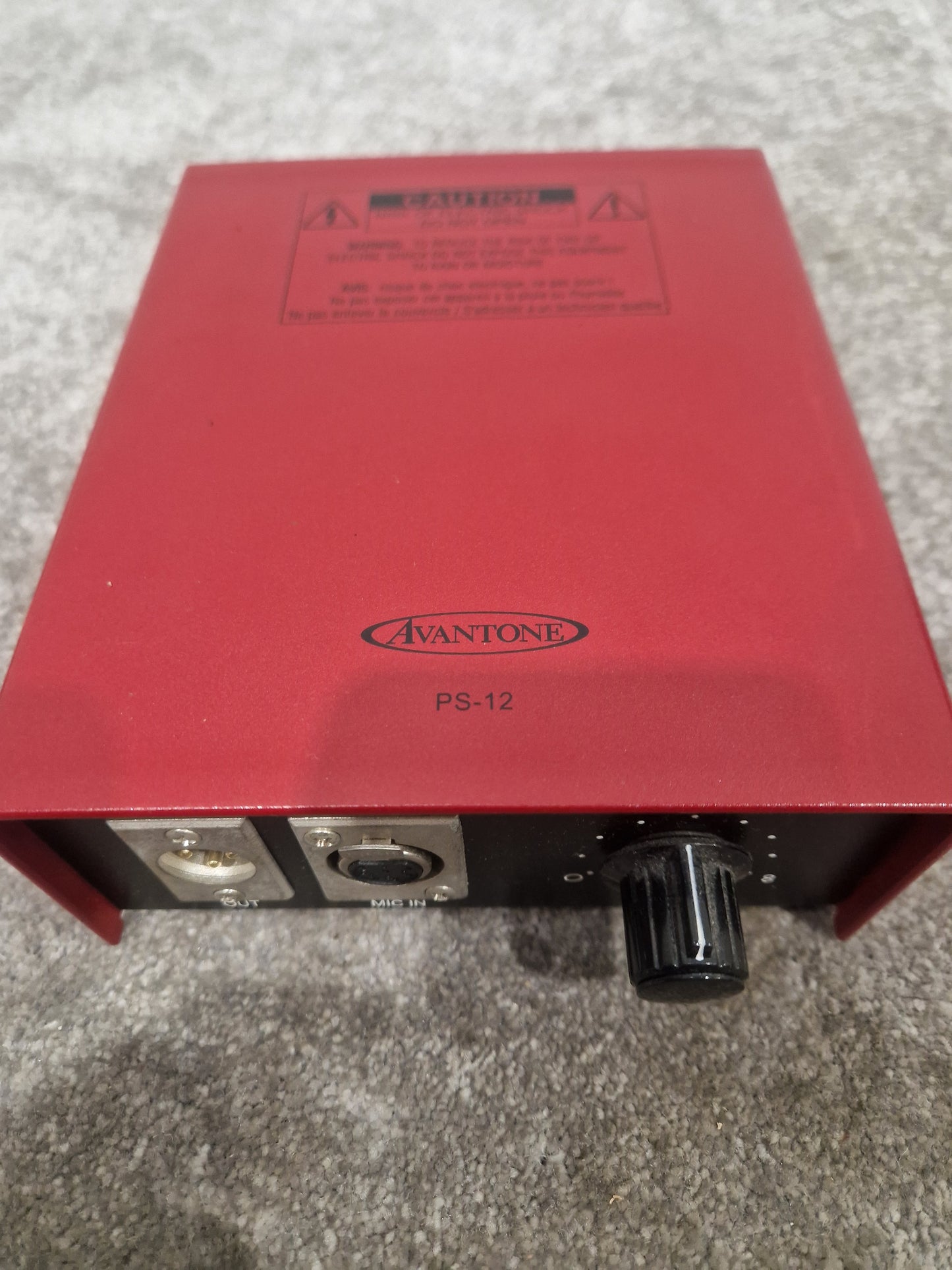 Avantone PS12 And CV-12 - Studio Condenser Microphone - Excellent w/ Hard Case & Microphone Hard case