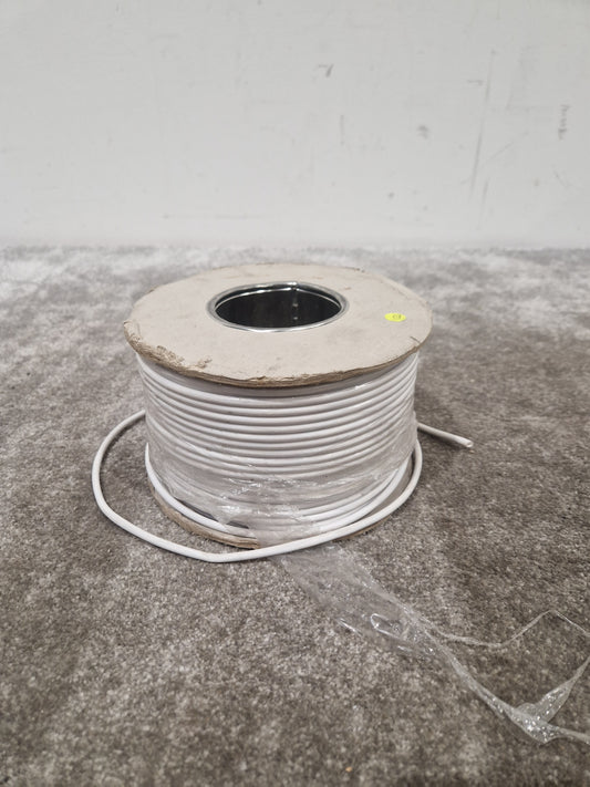 Tyco 100M Equipment Wire White - Durable Insulated Cable - Excellent
