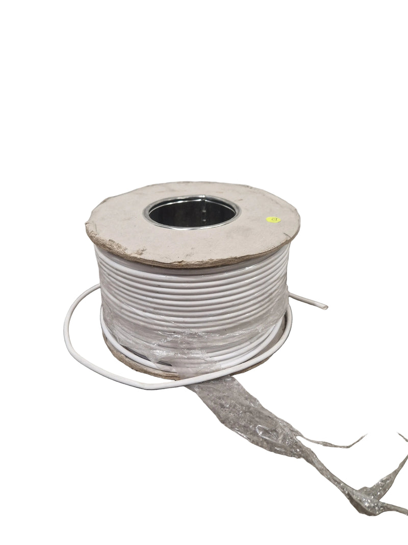 Tyco 100M Equipment Wire White - Durable Insulated Cable - Excellent - Image 1