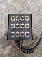 W Audio 12-WAY Stage Box 12 XLR - Rugged Audio Interface - Very Good - Image 1