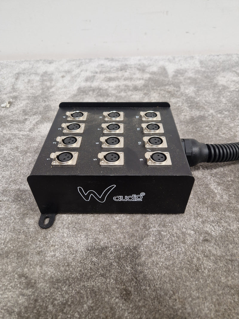 W Audio 12-WAY Stage Box 12 XLR - Rugged Audio Interface - Very Good - Image 3