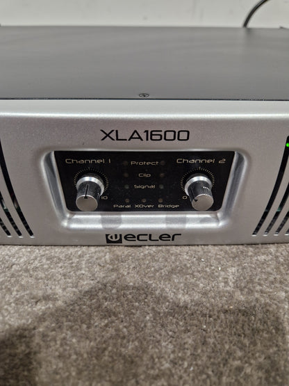 Ecler XLA 1600 Amplifier - High-Performance Audio - Excellent w/ Power Supply