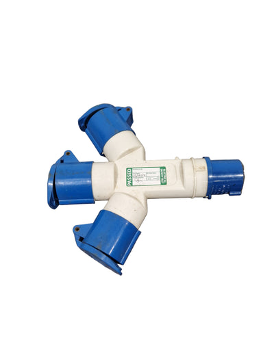 3-way IEC60309 Commando Splitter - Compact Power Solution - Good