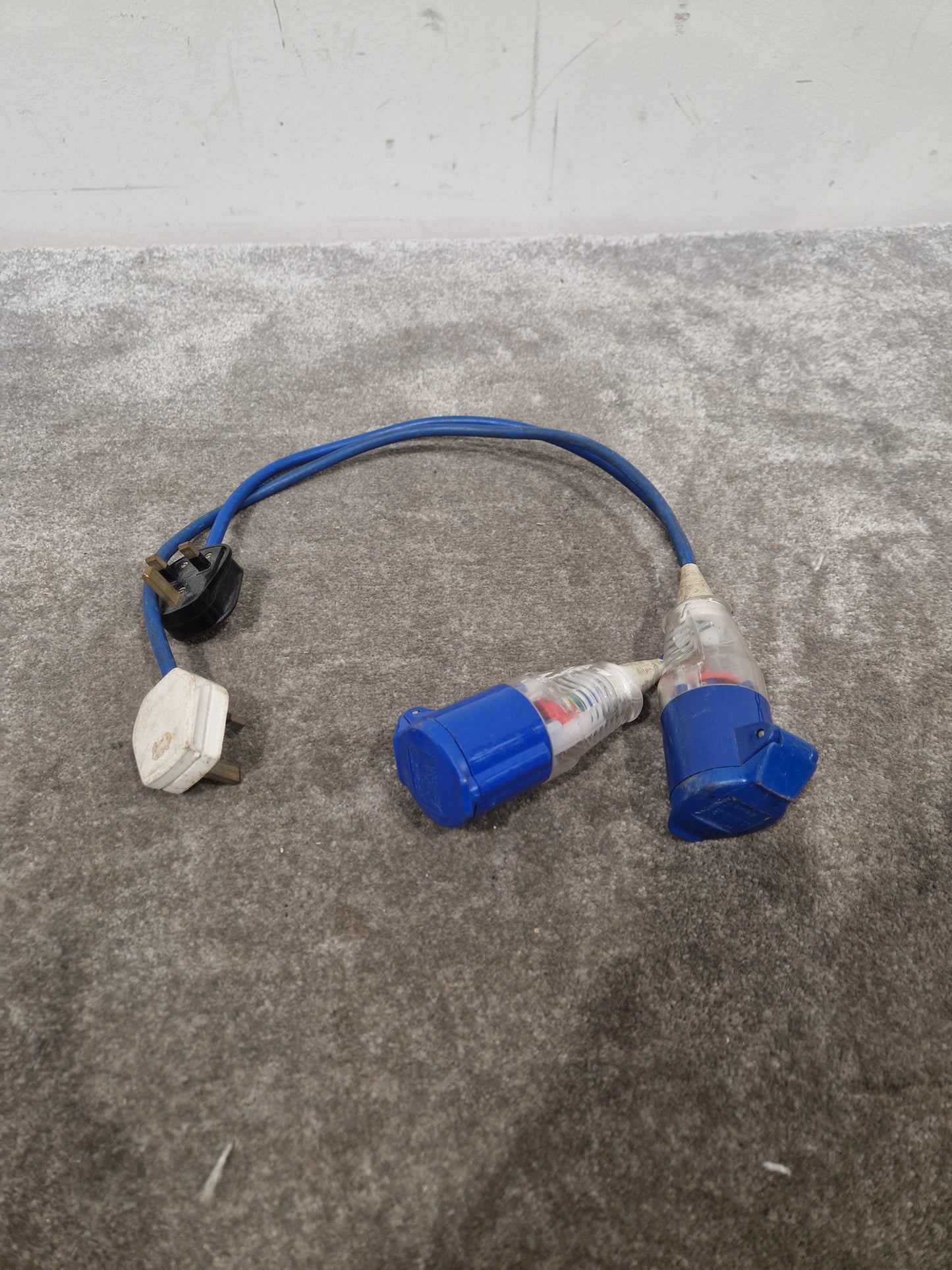 CAI UK-13A TO-16A Fly Lead Converter Pair 3FT - Electrical Adapter - Very Good