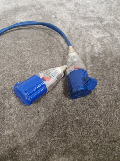 CAI UK-13A TO-16A Fly Lead Converter Pair 3FT - Electrical Adapter - Very Good