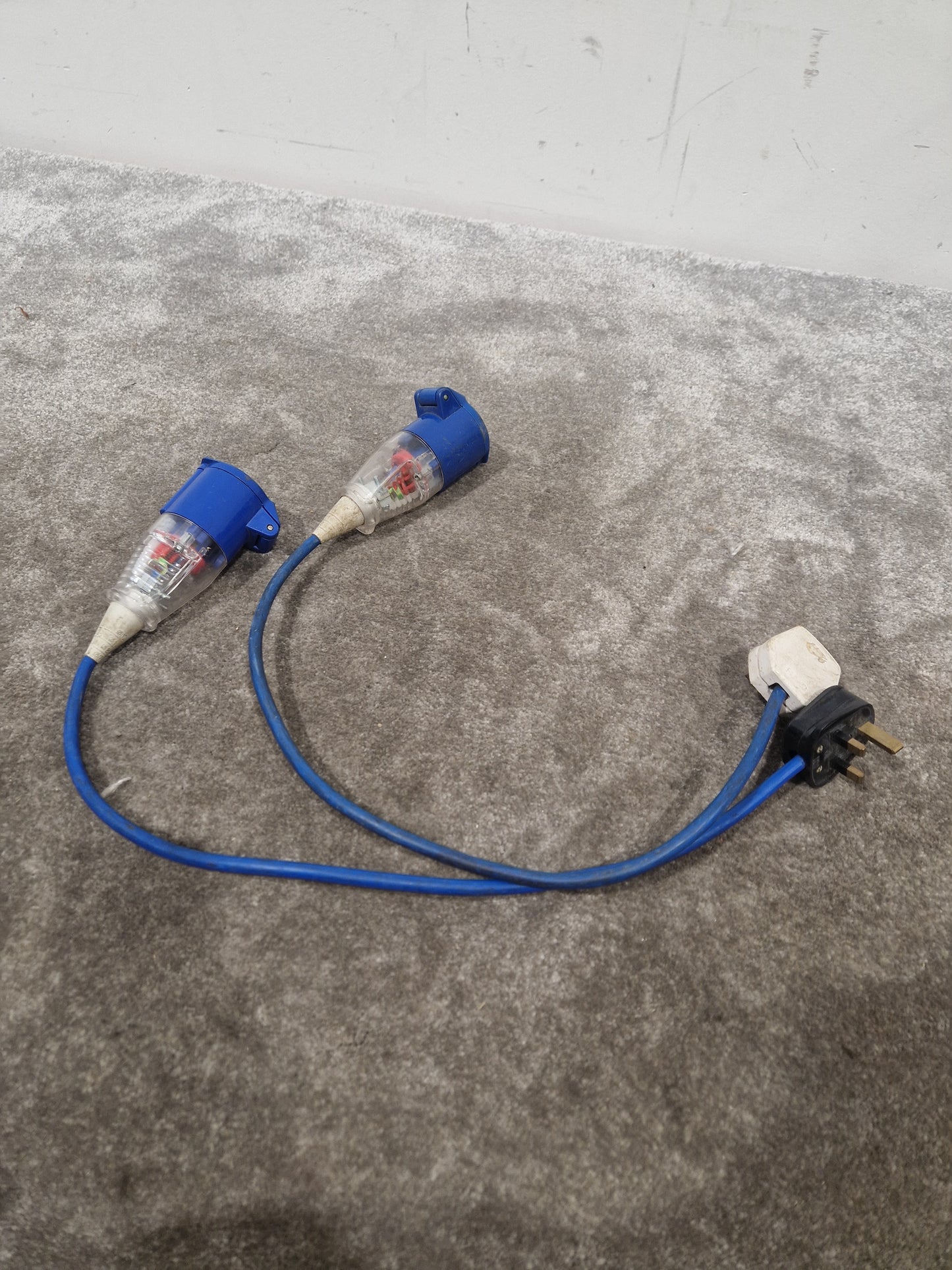 CAI UK-13A TO-16A Fly Lead Converter Pair 3FT - Electrical Adapter - Very Good