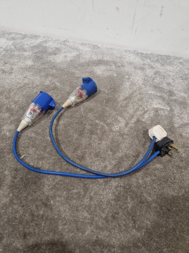 CAI UK-13A TO-16A Fly Lead Converter Pair 3FT - Electrical Adapter - Very Good - Image 9