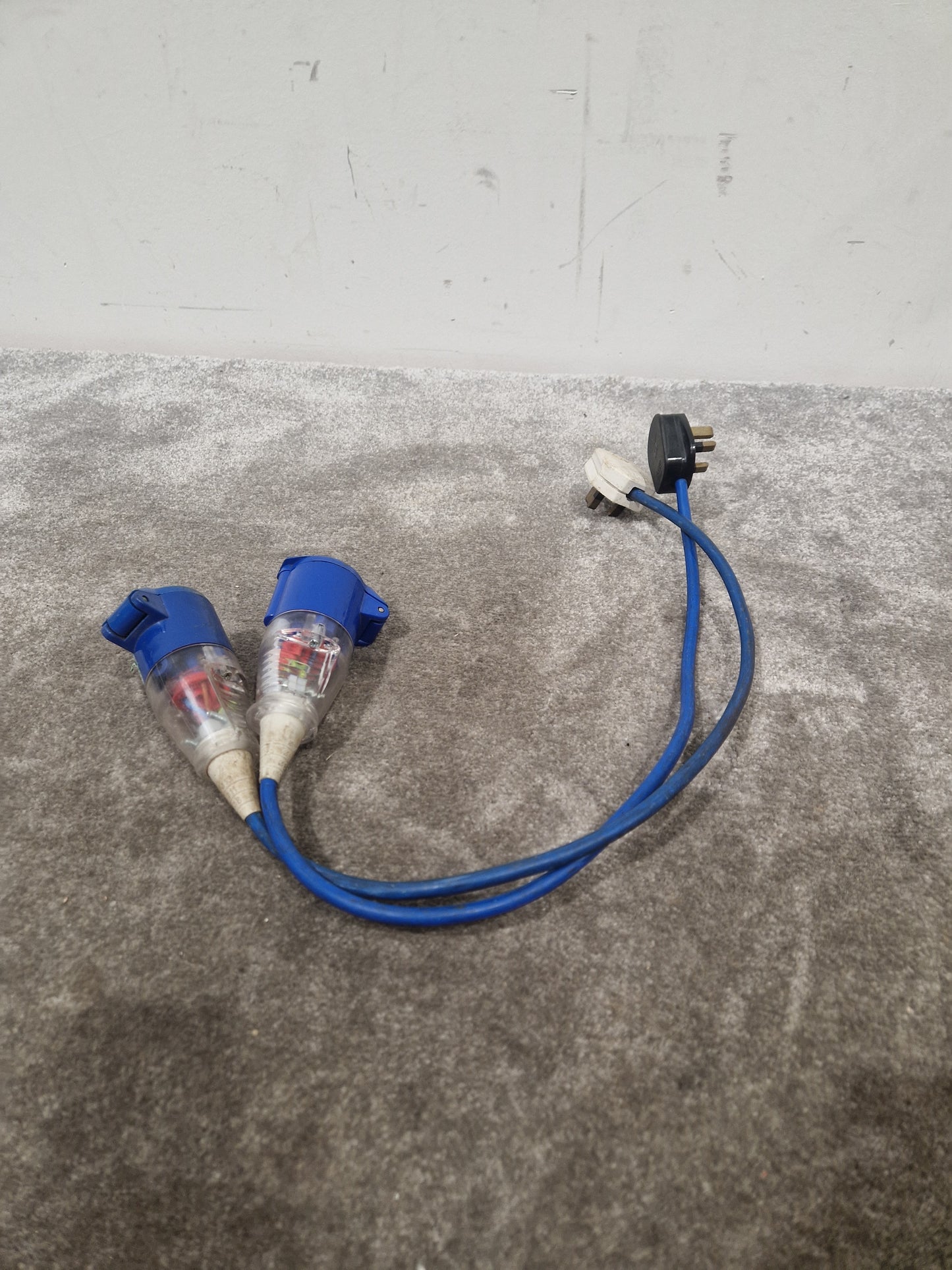 CAI UK-13A TO-16A Fly Lead Converter Pair 3FT - Electrical Adapter - Very Good