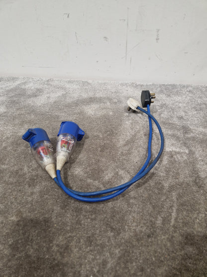 CAI UK-13A TO-16A Fly Lead Converter Pair 3FT - Electrical Adapter - Very Good