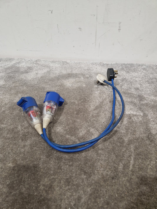 CAI UK-13A TO-16A Fly Lead Converter Pair 3FT - Electrical Adapter - Very Good