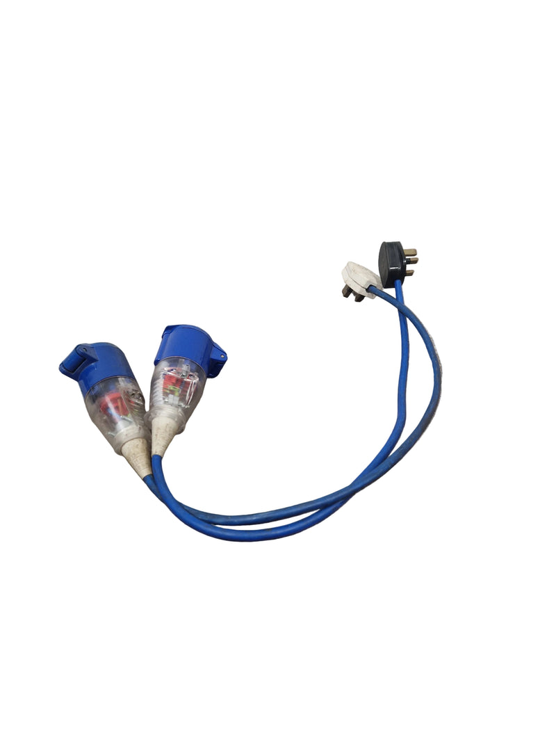 CAI UK-13A TO-16A Fly Lead Converter Pair 3FT - Electrical Adapter - Very Good - Image 1