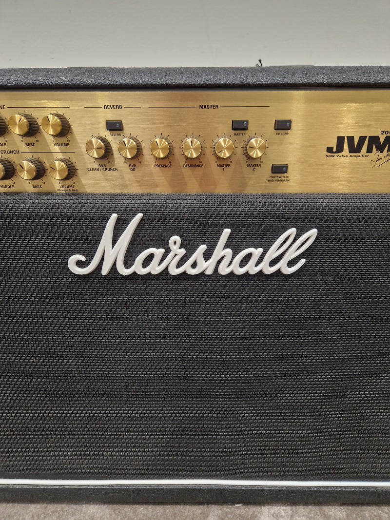 Marshall JVM205C - 50W 2x12 Tube Combo - Excellent w/ Power Supply & Marshall Footswitch - Image 12