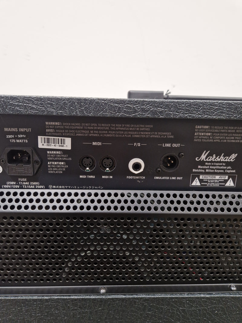 Marshall JVM205C - 50W 2x12 Tube Combo - Excellent w/ Power Supply & Marshall Footswitch - Image 5