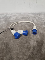 16 AMP 240V Plug TO-2X 16 AMP Socket Splitter - Heavy-Duty Power Distribution - Good - Image 3