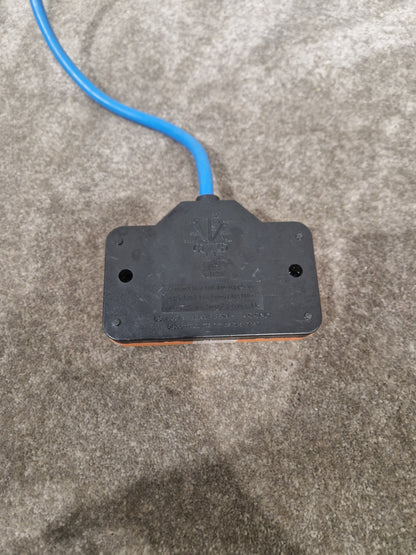 16A Cable TO-13 A Socket Fly Lead 2 Gang - Electrical Connector Cable - Very Good