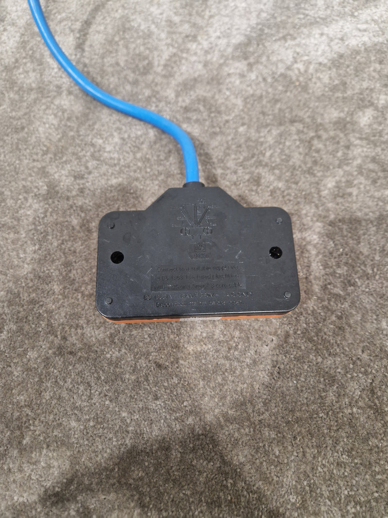 16A Cable TO-13 A Socket Fly Lead 2 Gang - Electrical Connector Cable - Very Good - Image 7