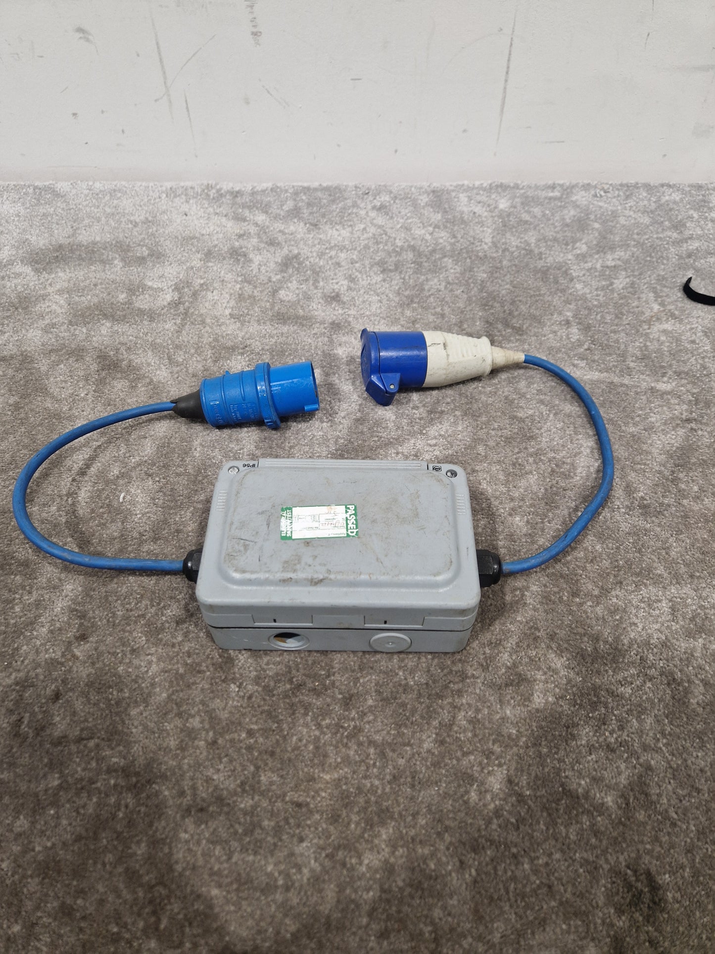 Double 16A Cable TO-13 A Two Gang Socket - Durable Design - Good