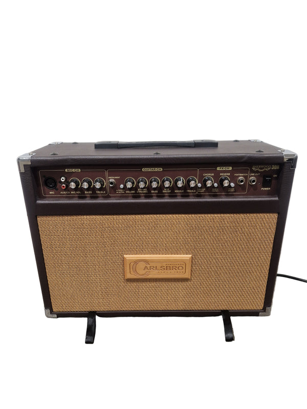 Carlsbro Sherwood 30R - Acoustic Guitar Amp - Very Good w/ Power Supply