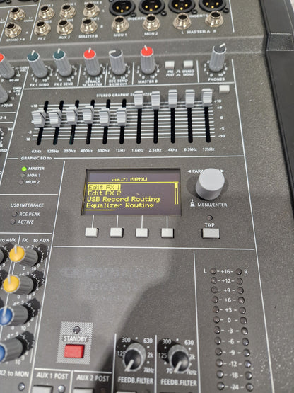 Leicozic PM600-3 Professional Powered Mixer Console - 8-Channel Mixer - Excellent w/ Power Supply