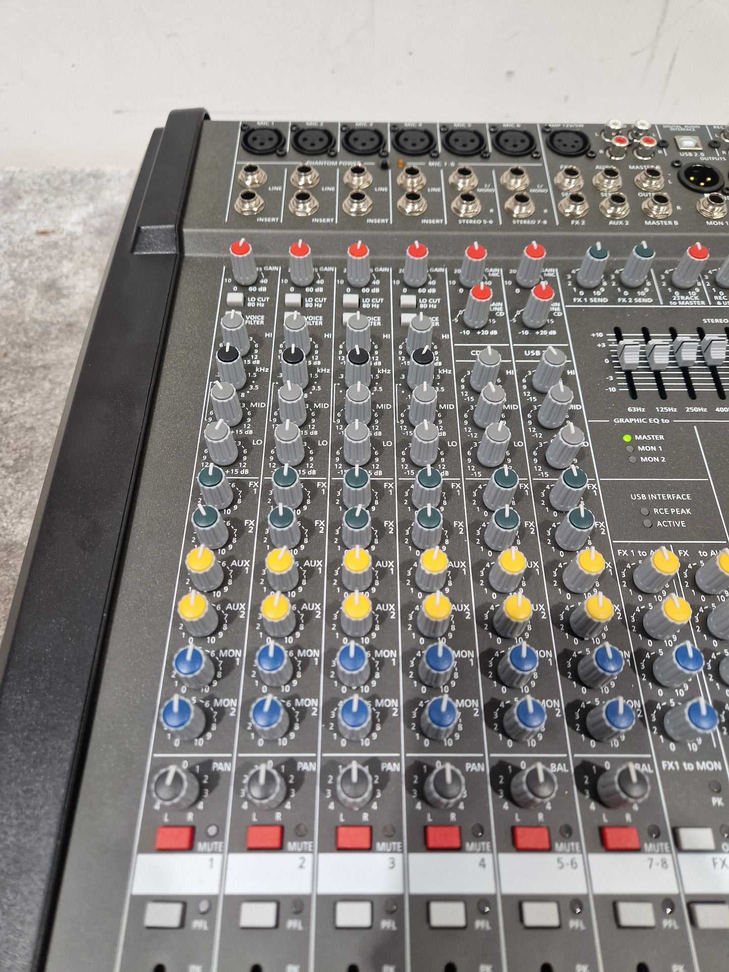 Leicozic PM600-3 Professional Powered Mixer Console - 8-Channel Mixer - Excellent w/ Power Supply
