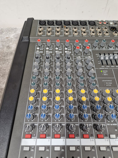 Leicozic PM600-3 Professional Powered Mixer Console - 8-Channel Mixer - Excellent w/ Power Supply