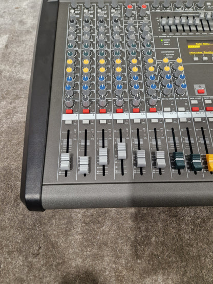 Leicozic PM600-3 Professional Powered Mixer Console - 8-Channel Mixer - Excellent w/ Power Supply