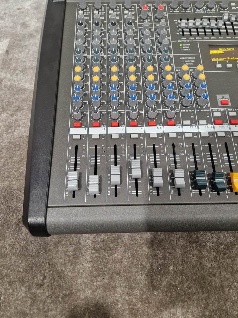 Leicozic PM600-3 Professional Powered Mixer Console - 8-Channel Mixer - Excellent w/ Power Supply - Image 8