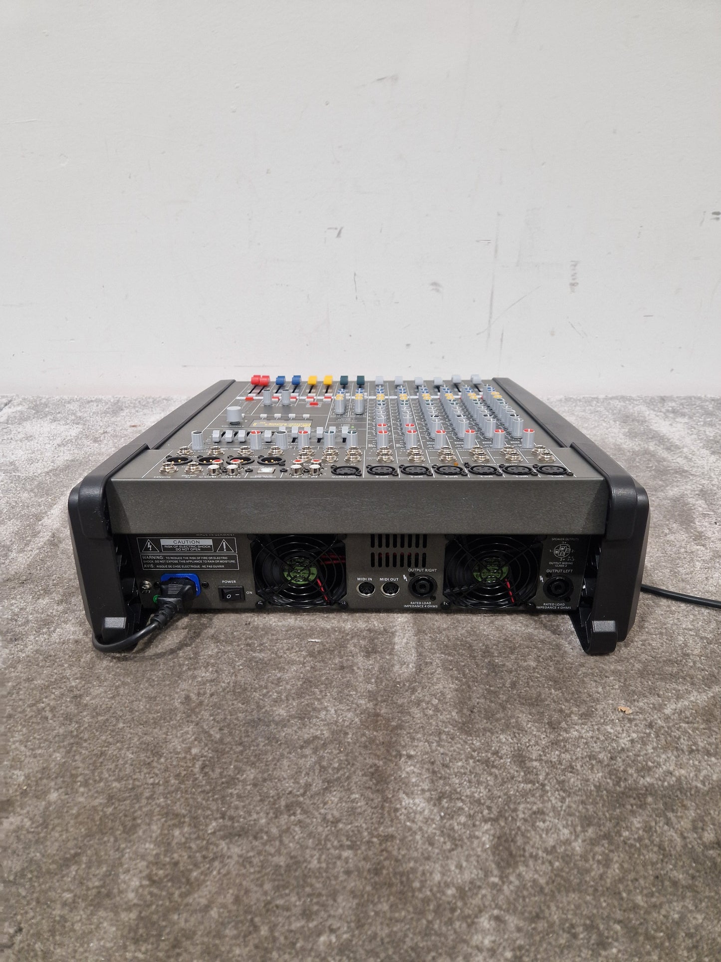 Leicozic PM600-3 Professional Powered Mixer Console - 8-Channel Mixer - Excellent w/ Power Supply