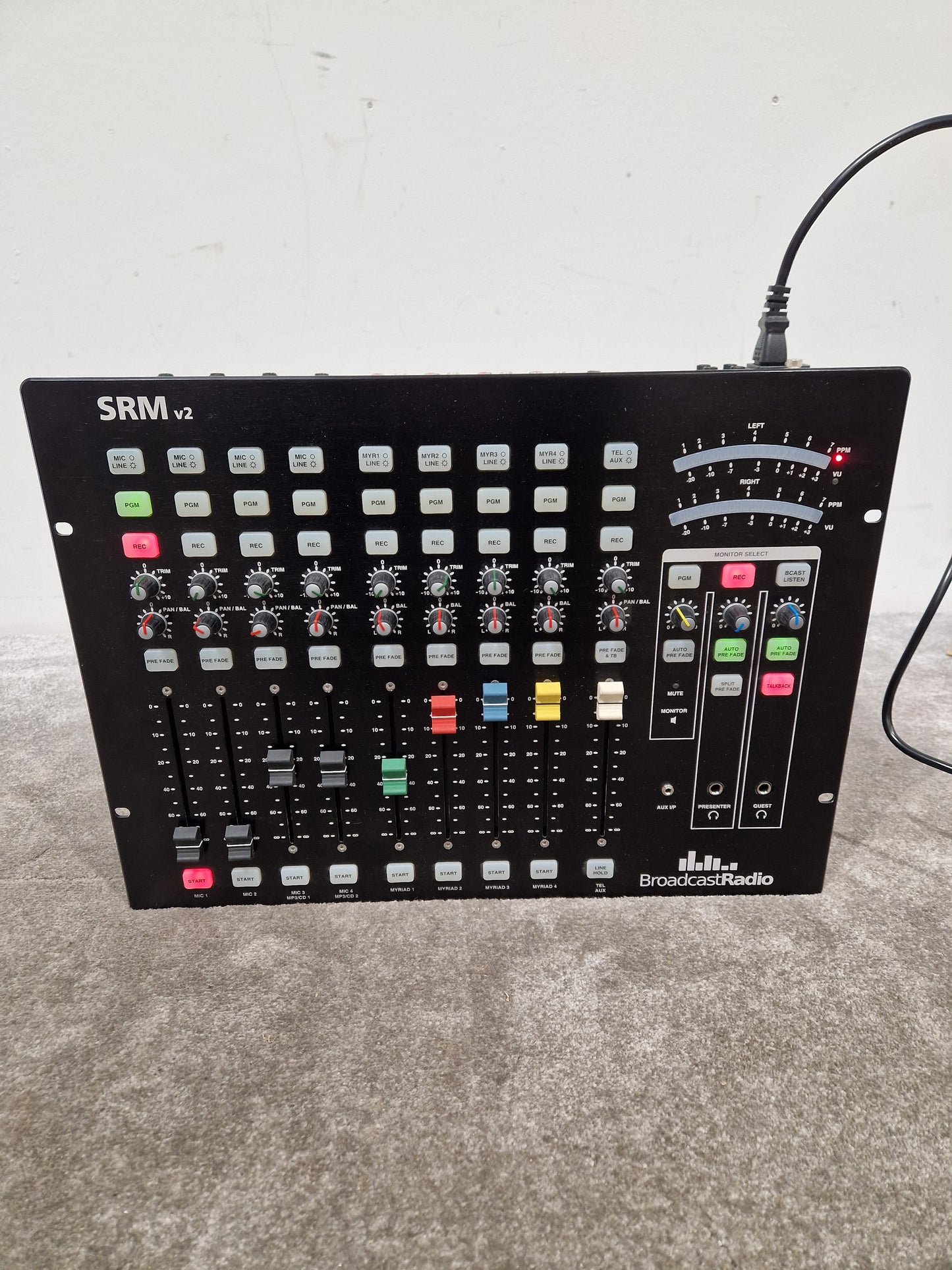 BroadcastRadio SRMV2 - Professional Audio Interface - Excellent w/ Power Supply
