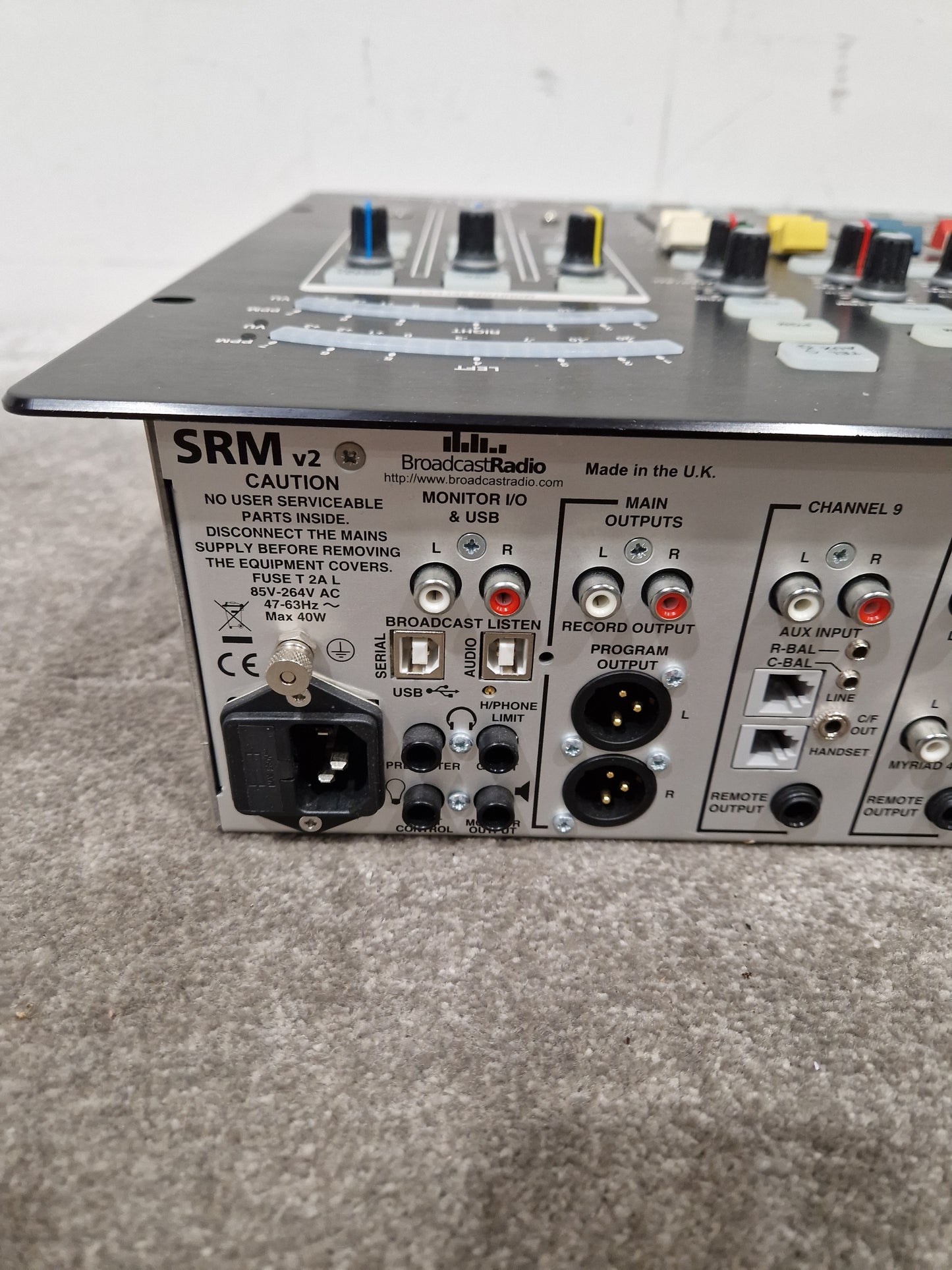 BroadcastRadio SRMV2 - Professional Audio Interface - Excellent w/ Power Supply