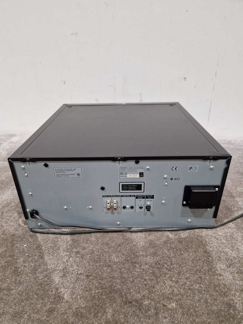 Sony CDP-CX355 - 300-Disc CD Changer - Spares or Repair w/ Power Supply & Remote - Image 10