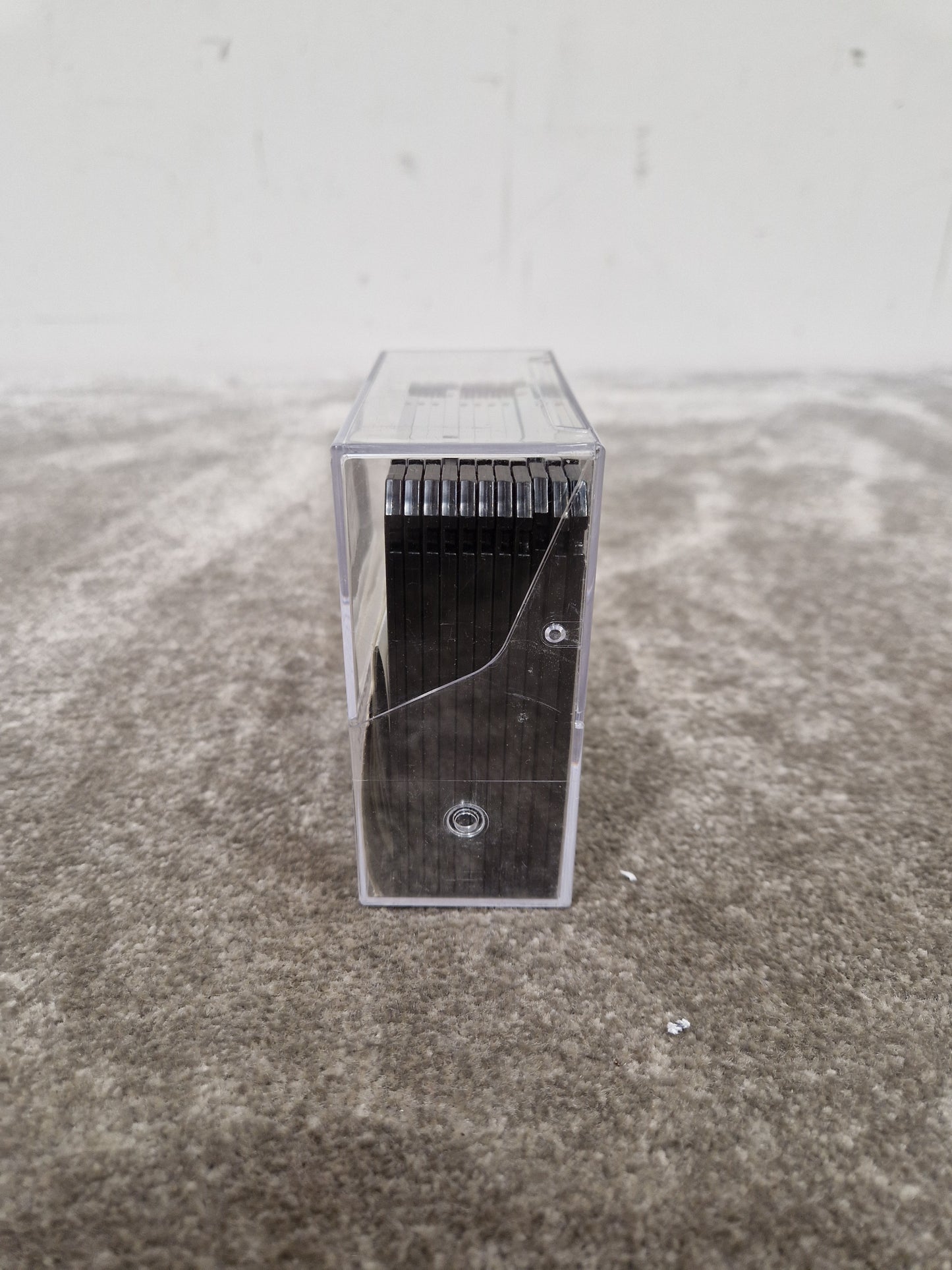 Mitsubishi Microdiscs MF2-HD Set OF-10 Black - High-Density Storage - Excellent w/ Plastic case