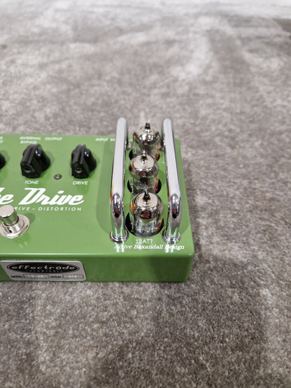 Effectrode Tube Drive Valve Pedal - Boutique Analog Overdrive - Excellent w/ Original Box & Power Supply