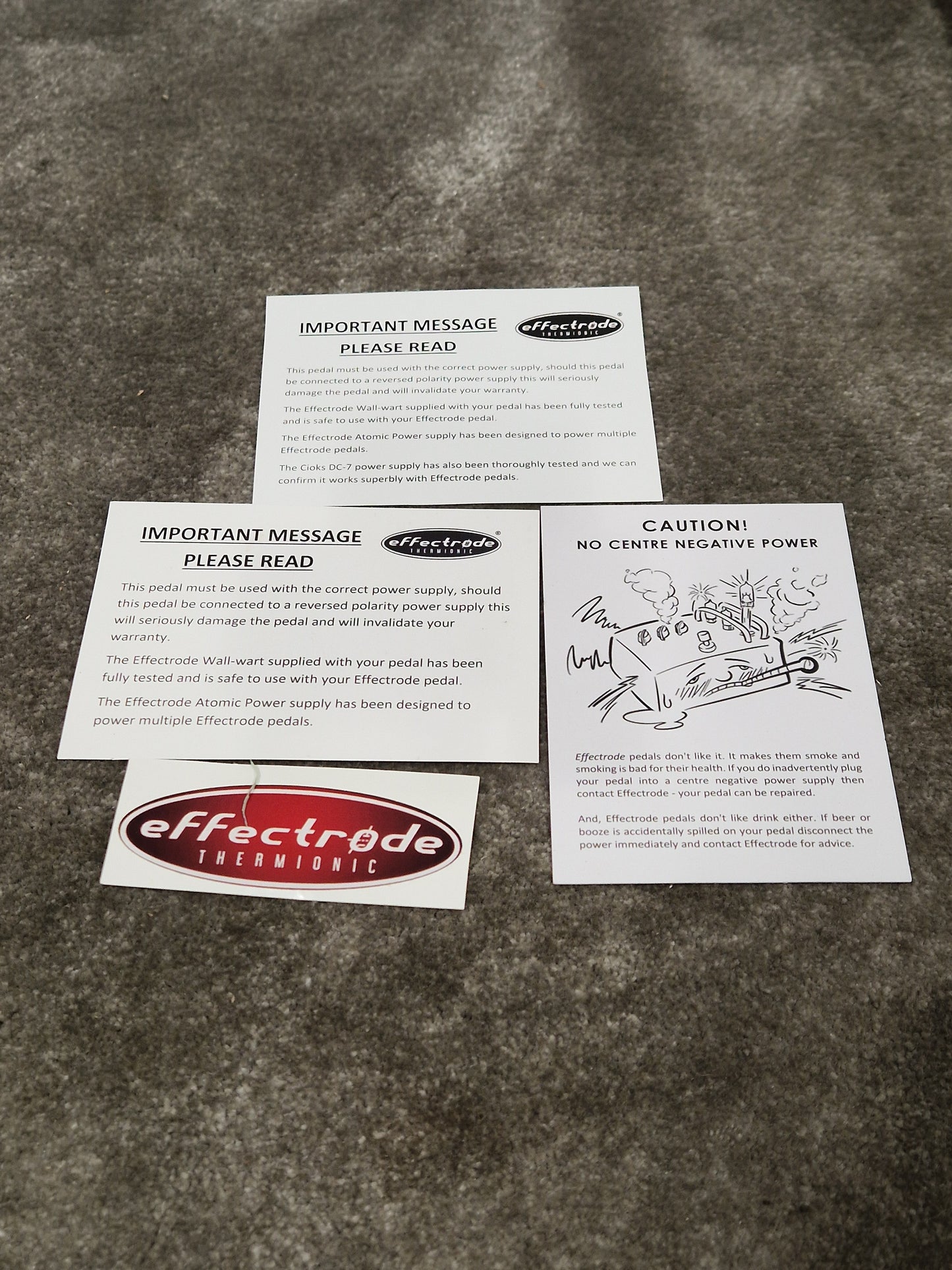 Effectrode Tube Drive Valve Pedal - Boutique Analog Overdrive - Excellent w/ Original Box & Power Supply