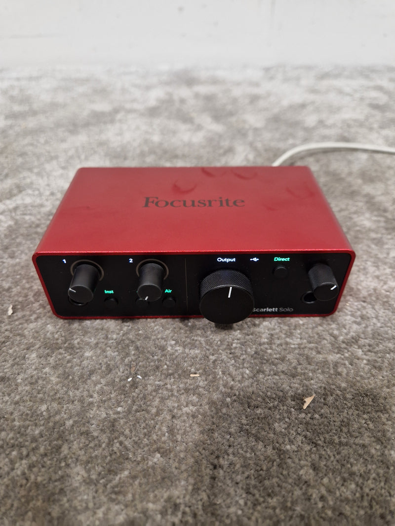 Focusrite Scarlett Solo 4TH Gen - High-Resolution Audio Interface - Excellent w/ Original Box & Power Supply - Image 9