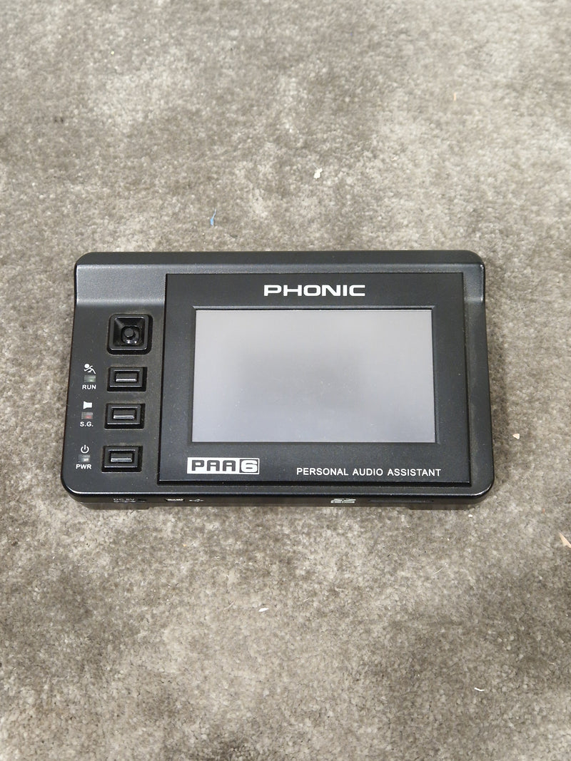 Phonic PAA6 - Handheld Audio Analyzer - Excellent w/ Original Box & Power Supply - Image 9