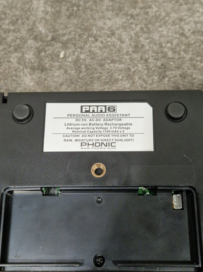 Phonic PAA6 - Handheld Audio Analyzer - Excellent w/ Original Box & Power Supply