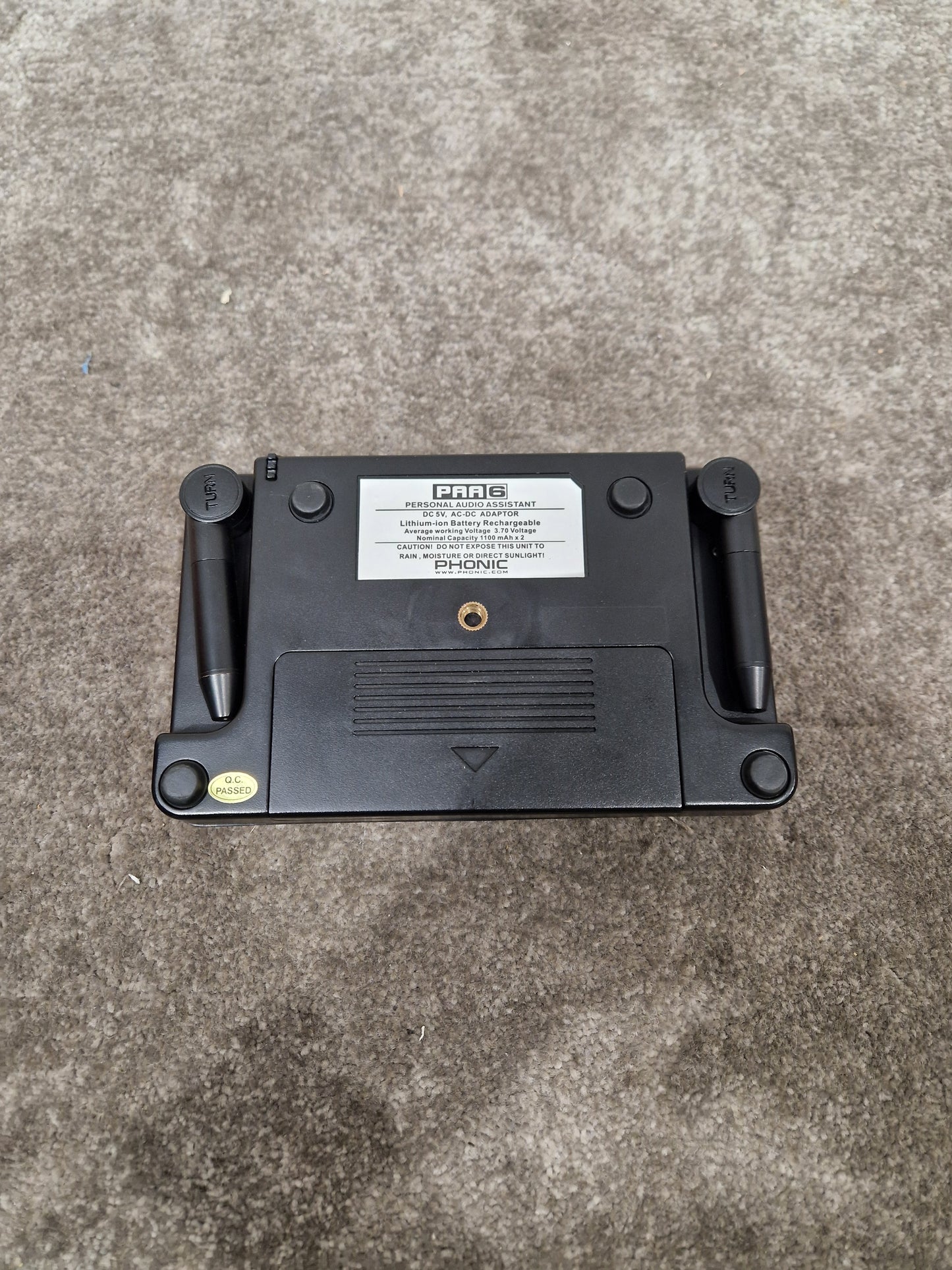 Phonic PAA6 - Handheld Audio Analyzer - Excellent w/ Original Box & Power Supply