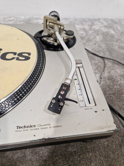 Technics SL-1200 MK2-A - Direct Drive Turntable - Good w/ Power Supply