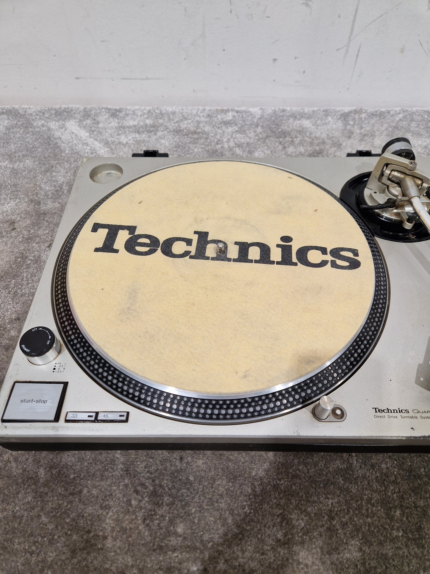 Technics SL-1200 MK2-A - Direct Drive Turntable - Good w/ Power Supply