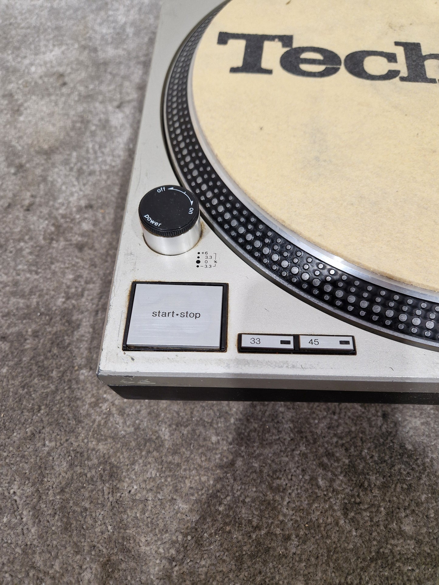 Technics SL-1200 MK2-A - Direct Drive Turntable - Good w/ Power Supply